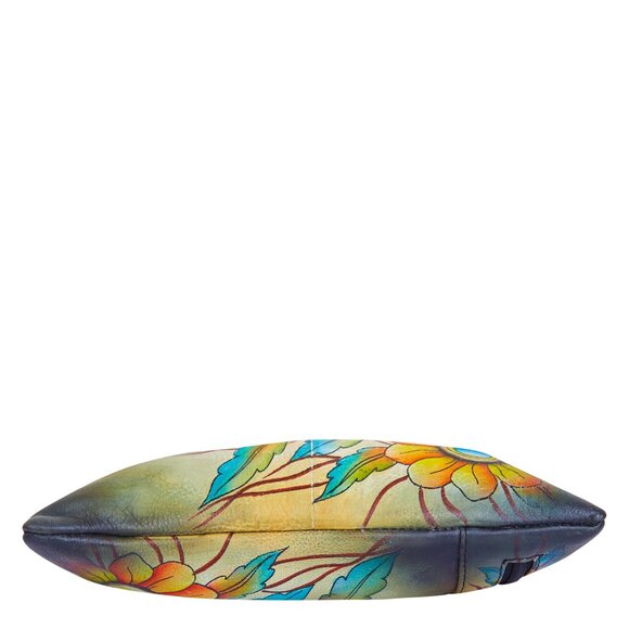 Hand-Painted Women Crossbody Sling Bag –Ladies' Leather Over the Shoulder Purse - Picture 6 of 7